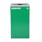 Alpine Industries 87 Gal. 3-Stream Steel Blue Recycling, Green Compost, and Black Commercial Trash Can Station ALP4450-BLK-KIT27 - alternate 4